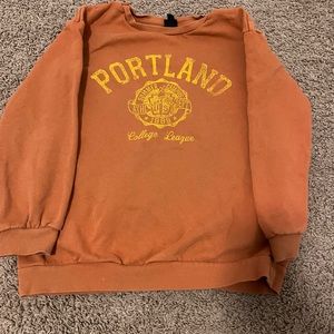 Portland Orange Sweater